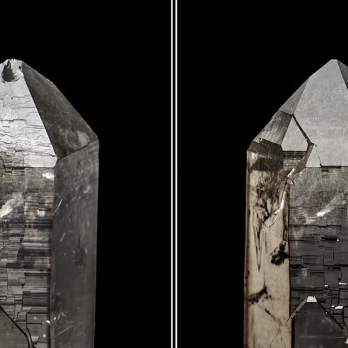 Quartz crystal 20 cm long, Switzerland. Federico Picciani photo