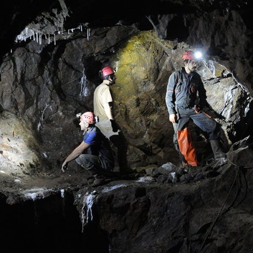 Explorations in old ore mines in Tuscany (Italy). Marco Lorenzoni photos