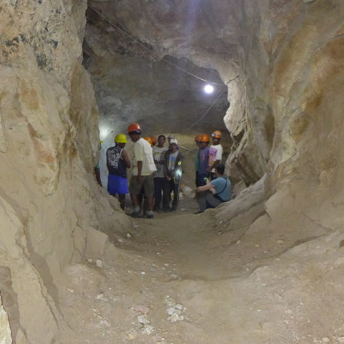 Underground mining in a gem-bearing tourmaline pegmatite in Central Madagascar. Daniel Trinchillo photo